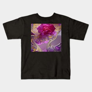 Flowing Flowers 10 Kids T-Shirt